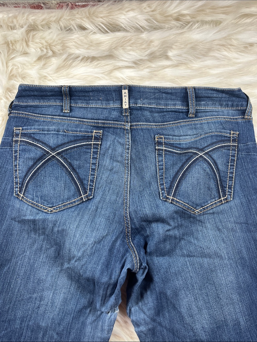 Ariat R.E.A.L Western Jeans 18W 34L Bootcut - Picture 5 of 8
